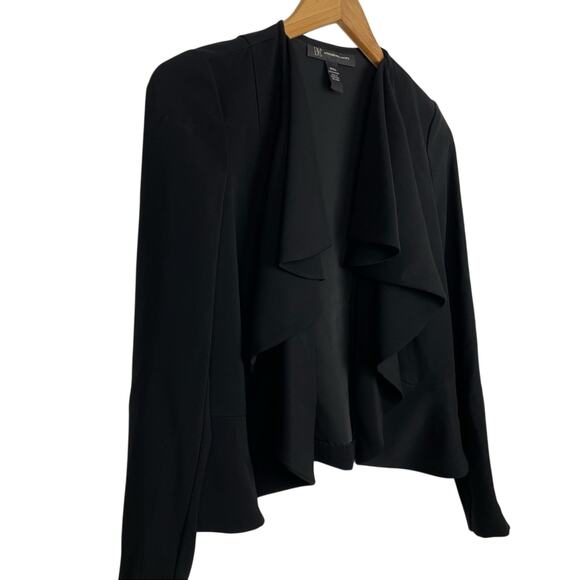 INC | Black Blazer Style Jacket with Draping S - Picture 4 of 6
